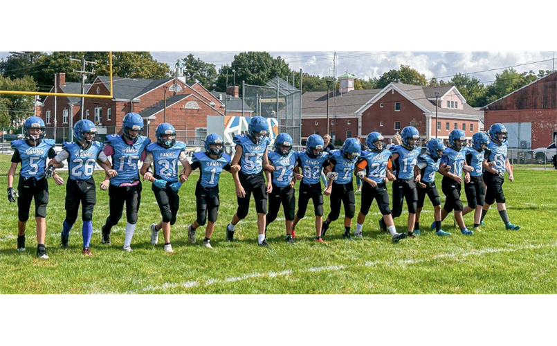 Walking onto the field